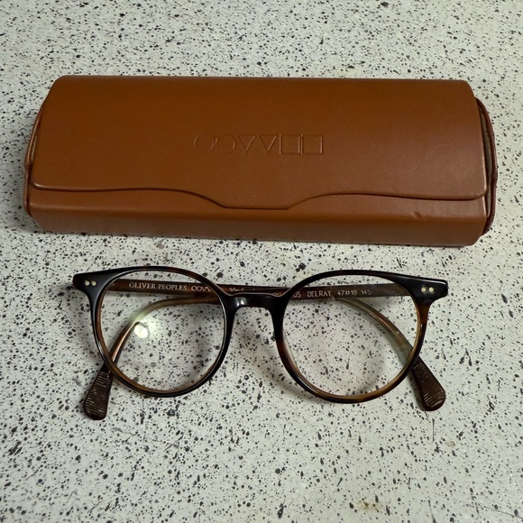 Oliver Peoples Delray OV5318U MSRP $475 New with Case Made in Italy - Picture 1 of 6